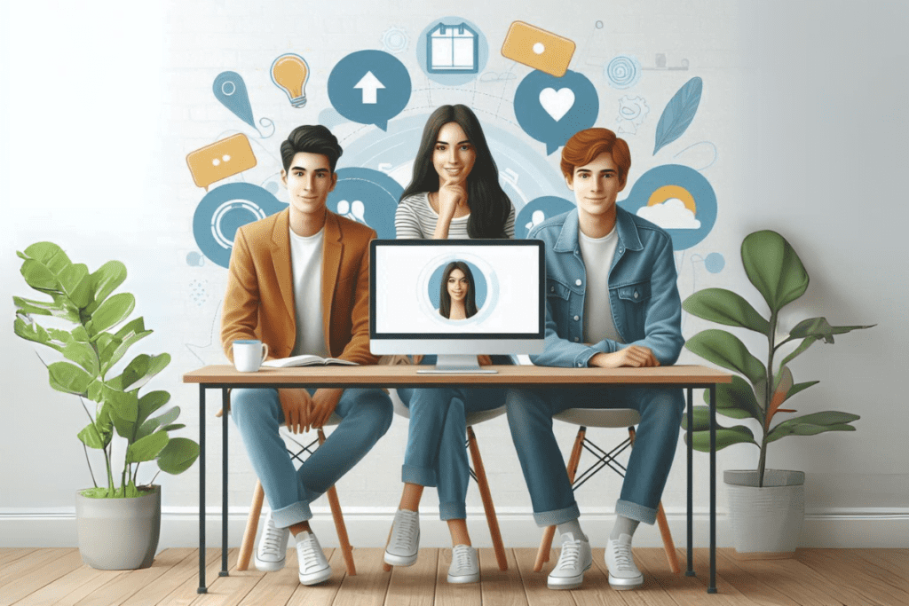 Jovens empreendedores
